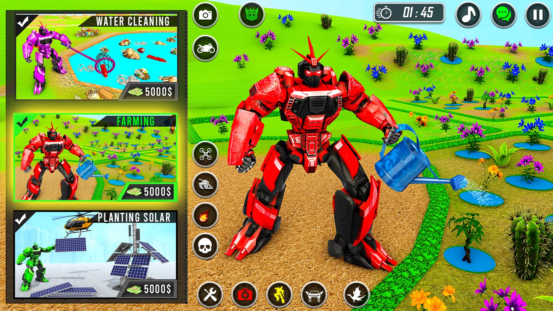 Dino Robot - Car Robot Games screenshot