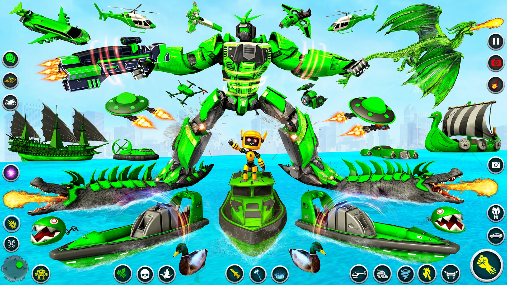 Dino Robot - Car Robot Games screenshot