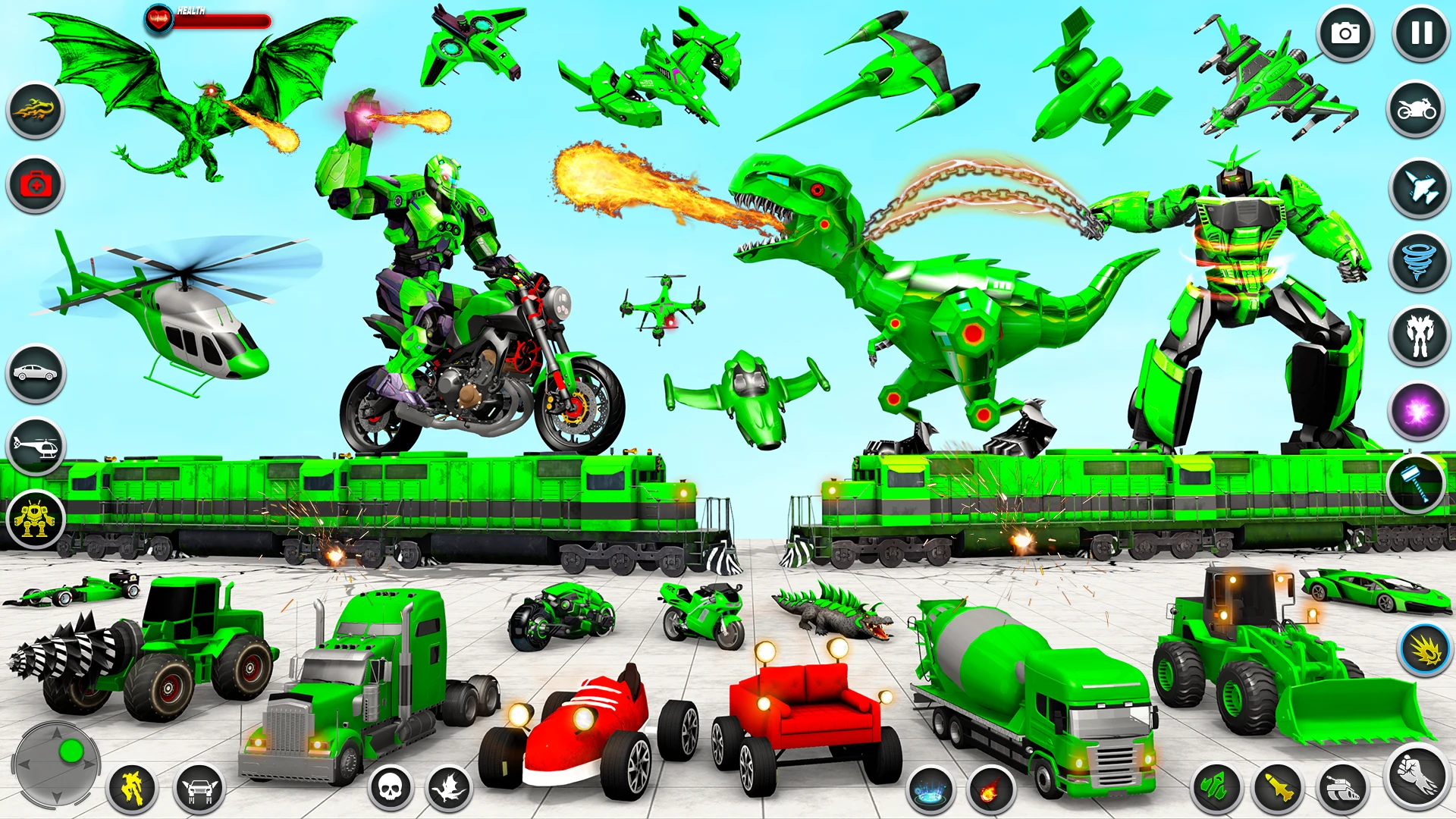 Dino Robot - Car Robot Games screenshot