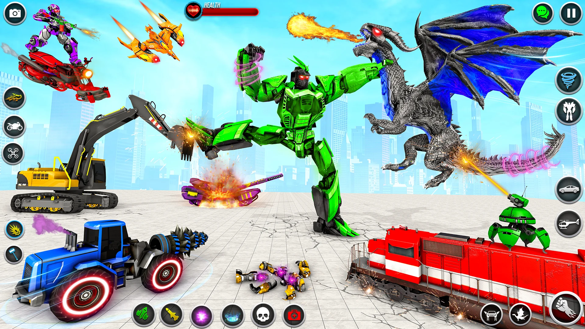 Dino Robot - Car Robot Games screenshot